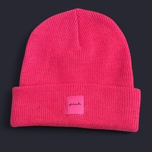 PINK Victoria's Secret Vibrant Pink Kids Hat